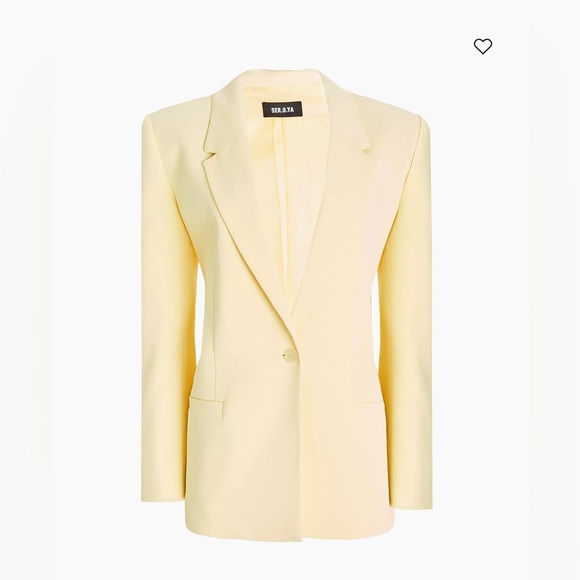 SER.O.YA Jackets & Blazers - SER.O.YA-Prudence Blazer in Butter, Size Medium, this size sold out online NWT